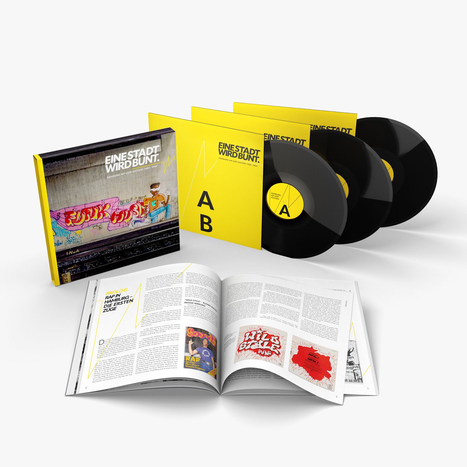 V.A. EINE STADT WIRD BUNT: Hamburg Hip-Hop History 1989-1999 (3LP+96-page booklet) (04.04.2025)