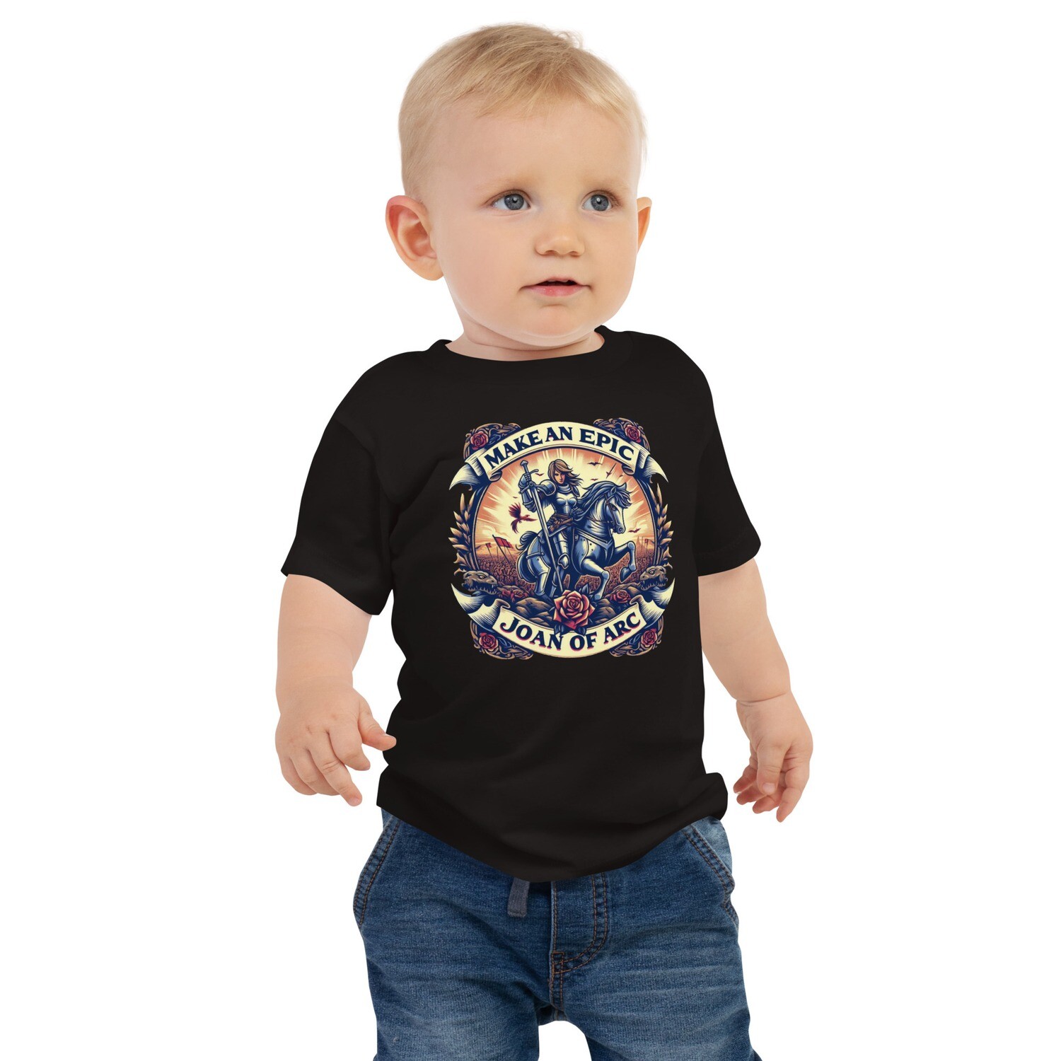 Joan Of Arc-Make An Epic Baby Jersey Short Sleeve Tee