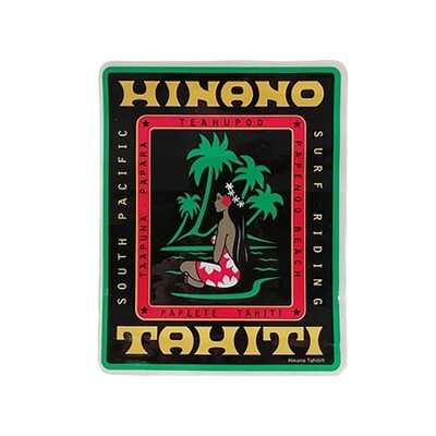 Sticker - Hinano Square Rasta