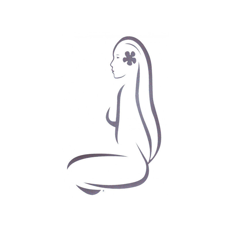 Sticker - Hinano grey vahine silhouette