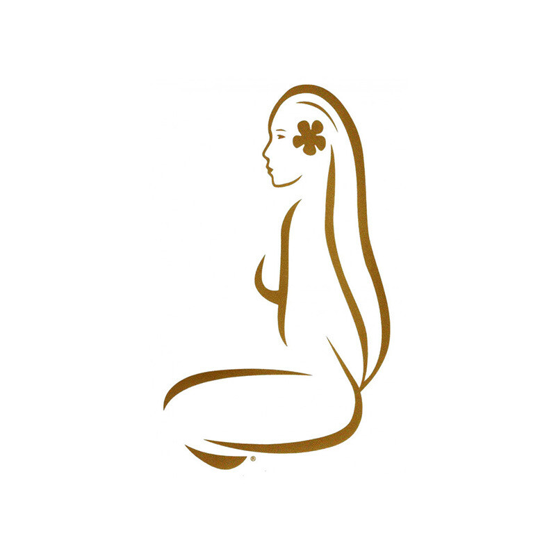 Sticker - Hinano golden vahine silhouette