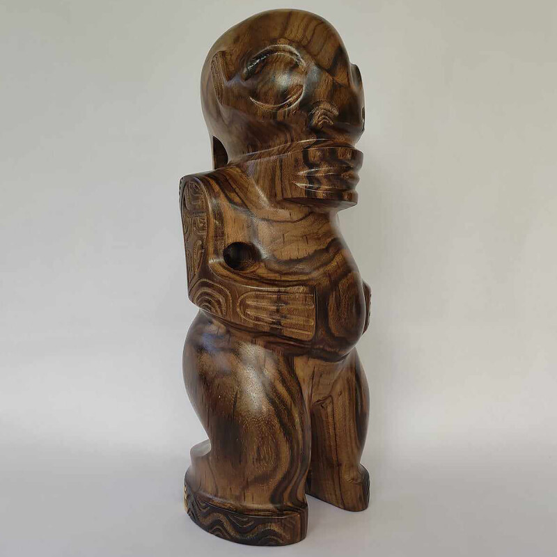 Sculpture en bois - Tiki (Tk29-4)