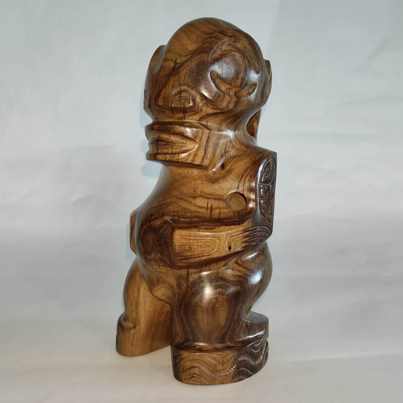 Pilon En Pierre Volcanique Artisanat Des Îles Marquises - Objet Décoratif Ou Utilitaire Neuf