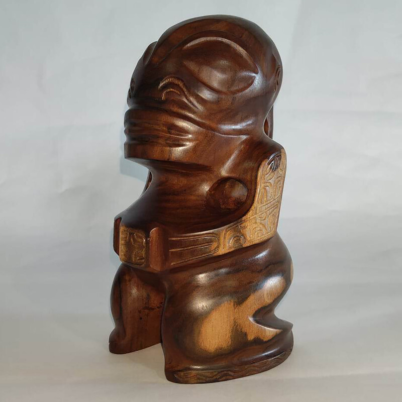 Sculpture en bois - Tiki (Tk19-1)