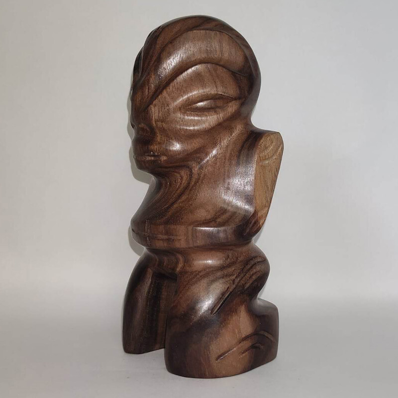 Sculpture en bois - Tiki (Tk14-1)