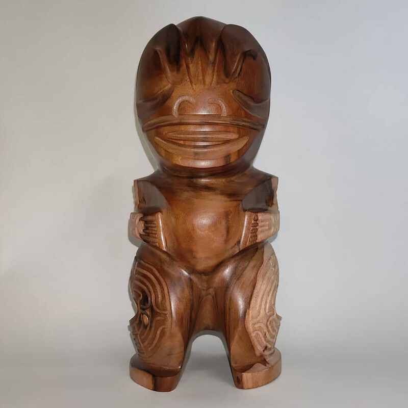 Wood carving - Tiki (Tk22-1)
