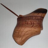 Wood carving - Manta ray (Ry15-5)