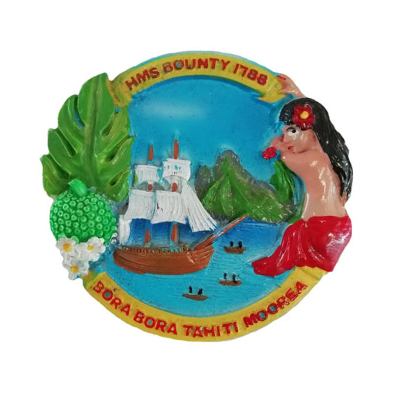 3D Resin magnet - HMS Bounty