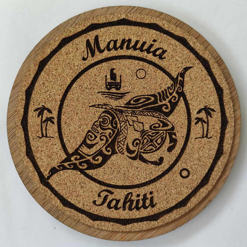 Coaster - Polynesian Manta Ray Drinks Mat