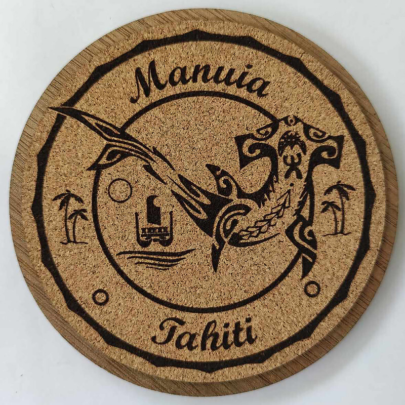 Coaster - Polynesian Hammerhead Shark Drinks Mat