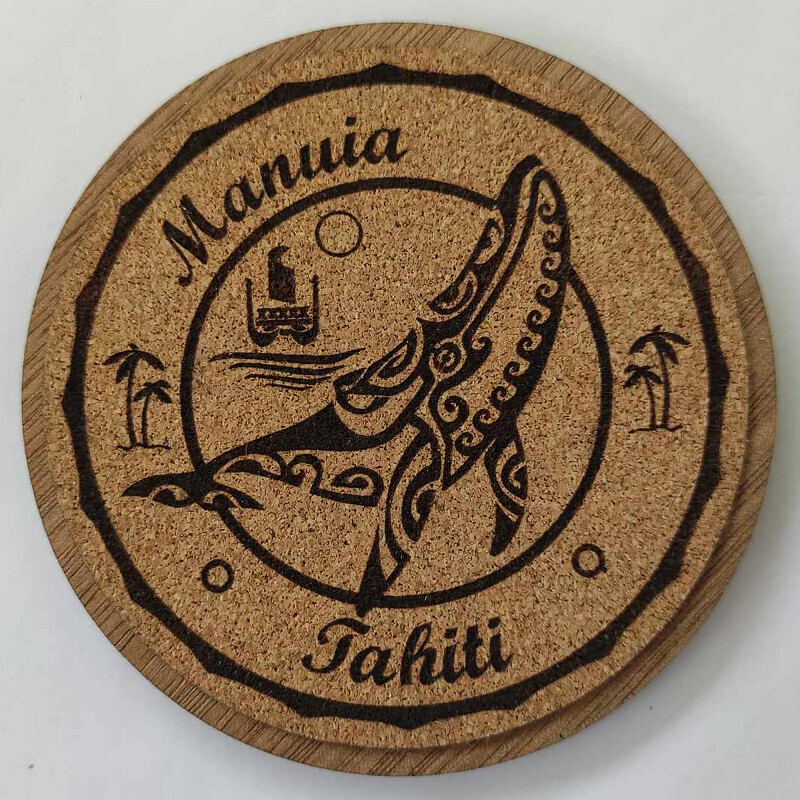 Coaster - Polynesian Humpback Whale Drinks Mat