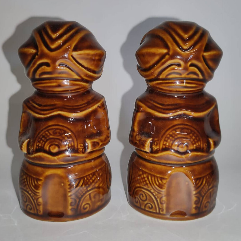 Tiki Salt and Pepper Shakers