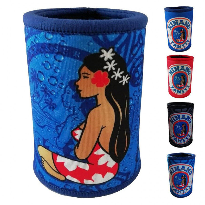Neoprene Can Cooler - Hinano Koozie, Stubby Holder