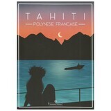 Cartes postales coucher de soleil - Tahiti 1