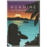 Cartes postales coucher de soleil - Huahine