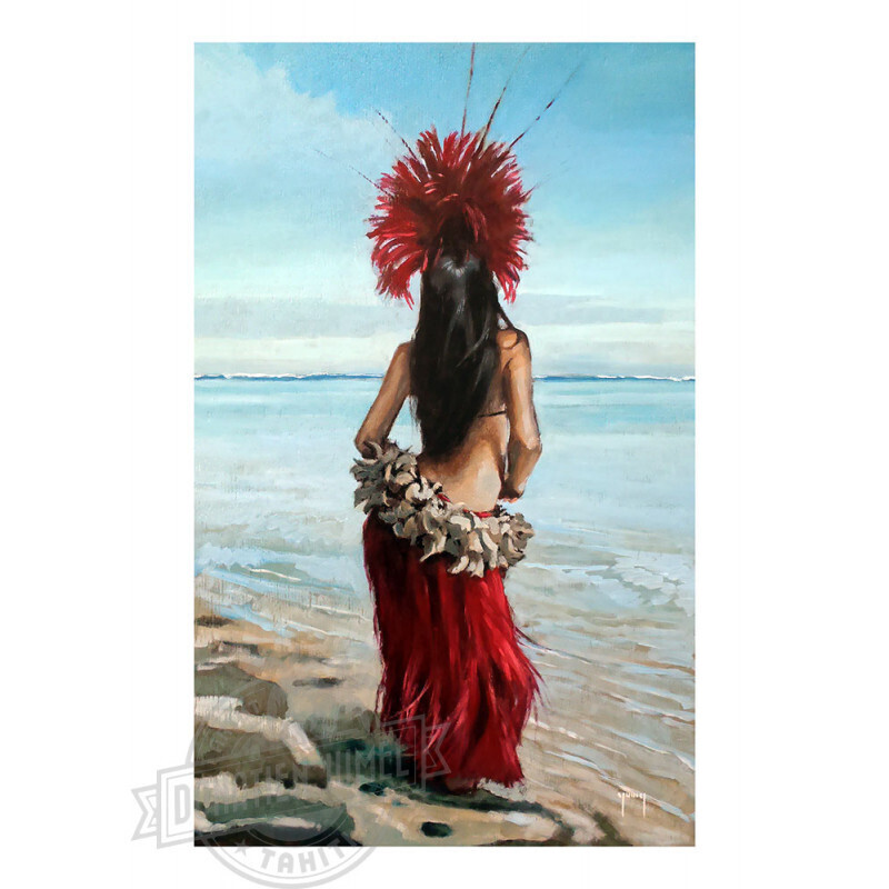 Art Print - Danse Tahitienne a Moorea