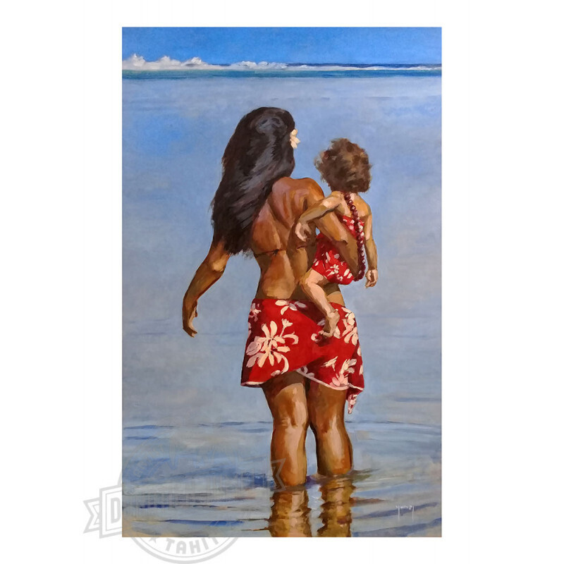 Art Print - The mother and her child