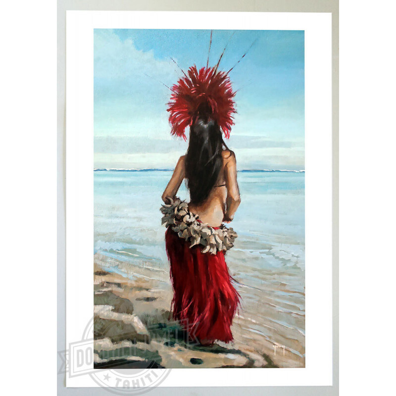 Art Print - Tahitian Dance in Moorea