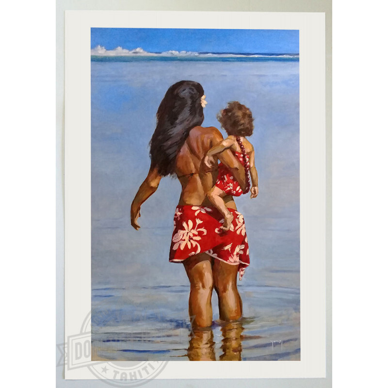Art Print - The mother and her child