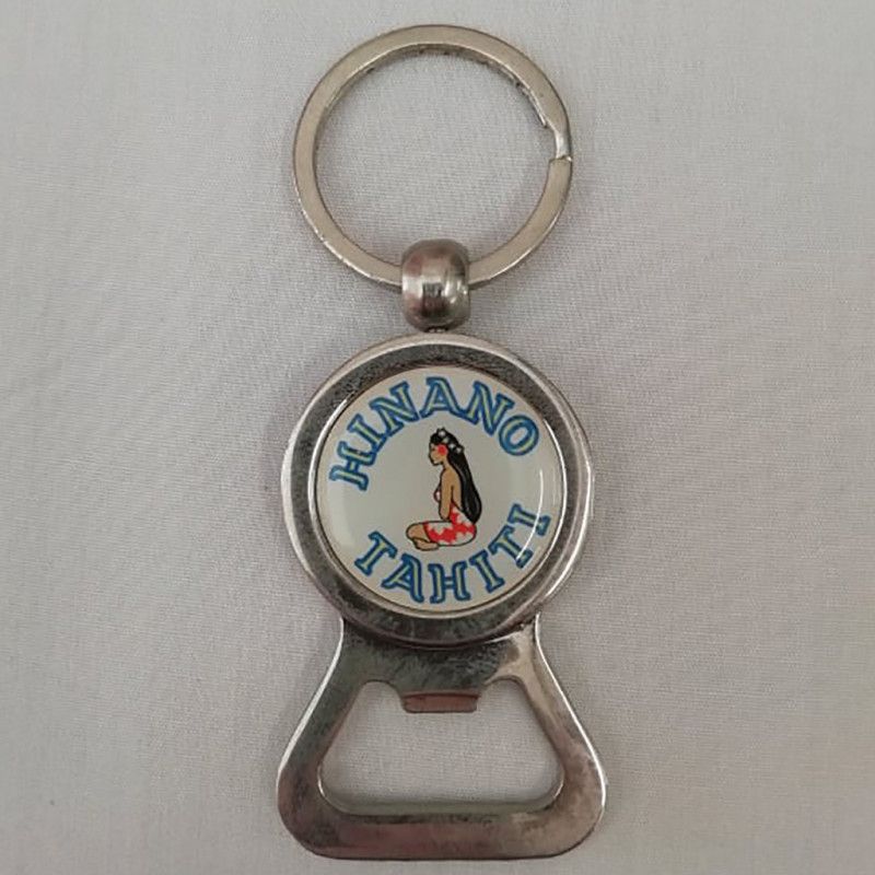 Key ring bottle opener - Hinano Varua Blue