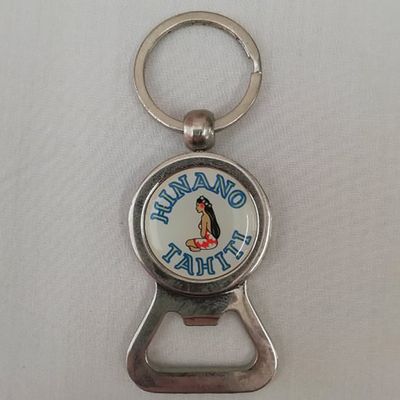 Key ring bottle opener - Hinano Varua Blue