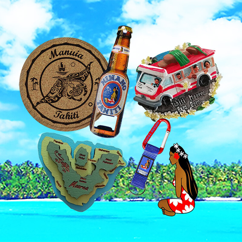 Tous vos souvenirs de Tahiti, Moorea, Bora Bora...