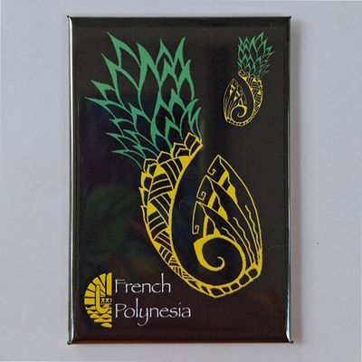 Magnet - Tattoo Pineapples