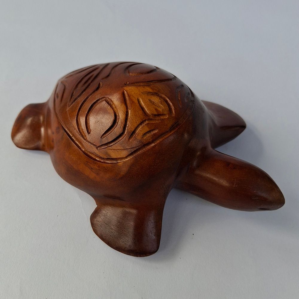 Sculpture en bois - Tortue (TT13-5)