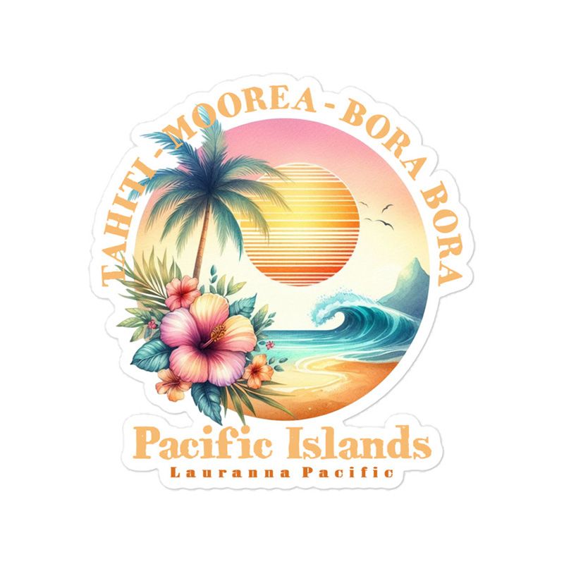 Sticker - Pacific Islands Vacation Vibes