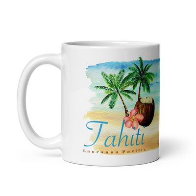 Tahiti Beach Cocktail Coffee Mug