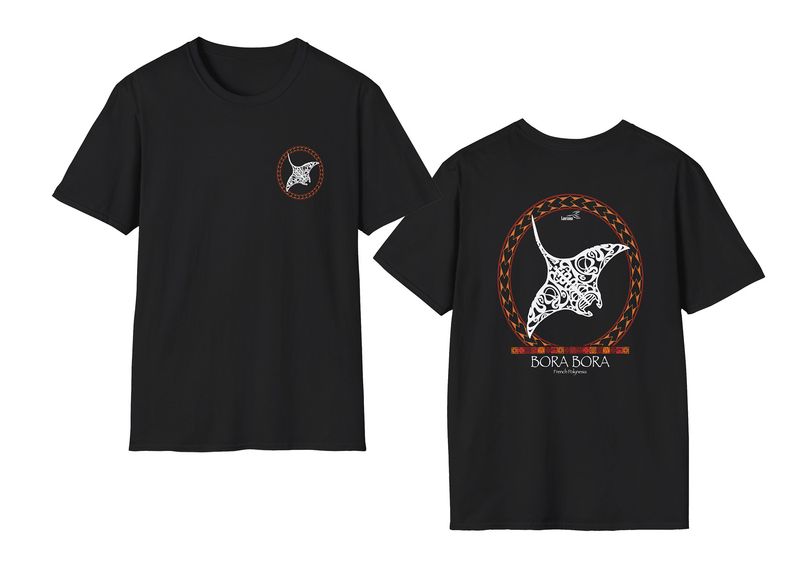 T-Shirt - Manta Symbols Bora Bora