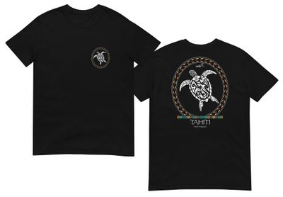 T-Shirt - Turtle Symbols Tahiti