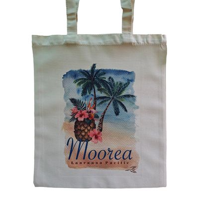 Canvas Tote Bag - Beach Cocktail