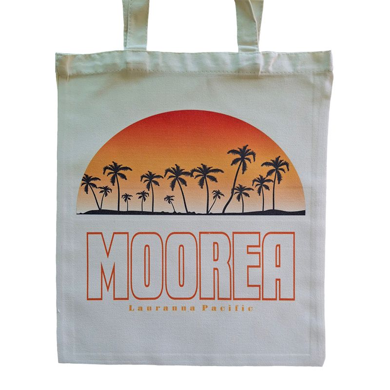 Canvas Tote Bag - Sunset Paradise