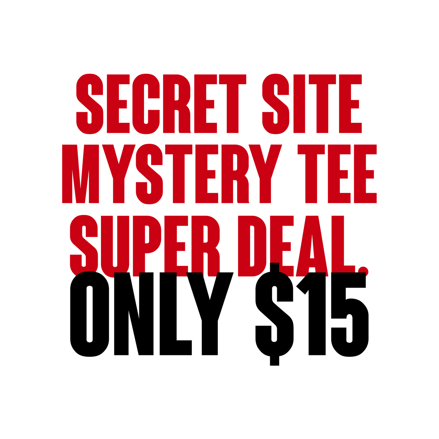 Mystery Tee Deal
