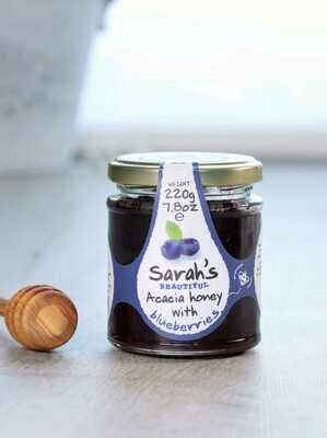 Sarah&#39;s Beautiful Acacia Honey with Blueberries
