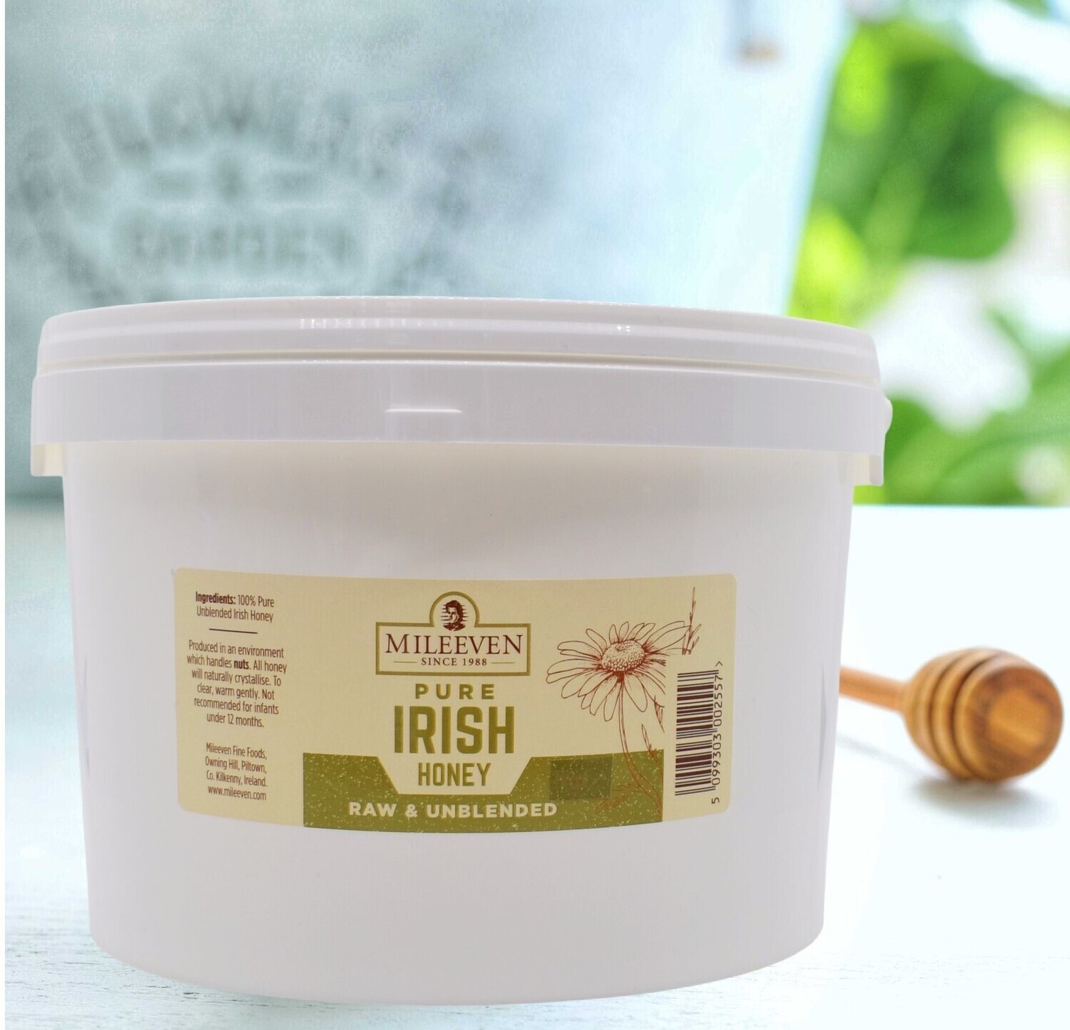 Mileeven 3kg Pure Irish Honey, Raw &amp; Unblended