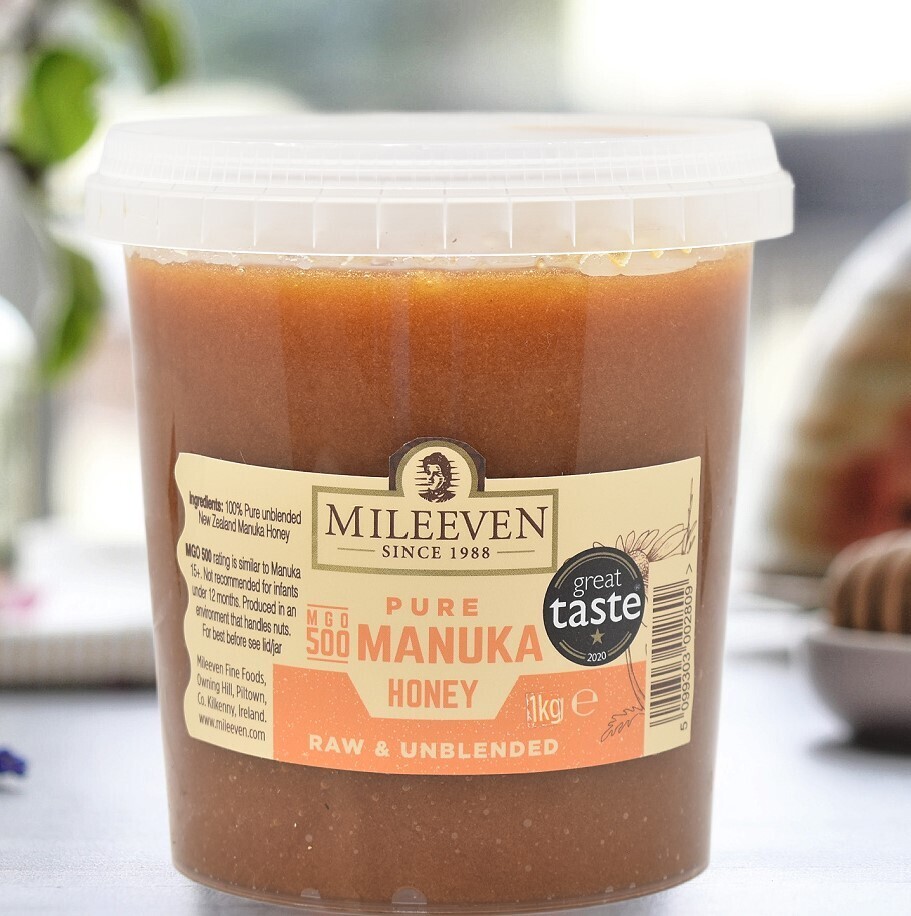 Mileeven Pure Manuka Honey MGO 500, Raw &amp; Unblended 1KG
