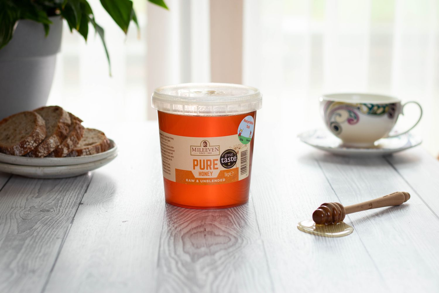 Mileeven Pure Honey, Raw &amp; Unblended 1kg