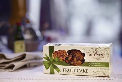 Mileeven Luxury Fruit Cake with Irish Whiskey 400g