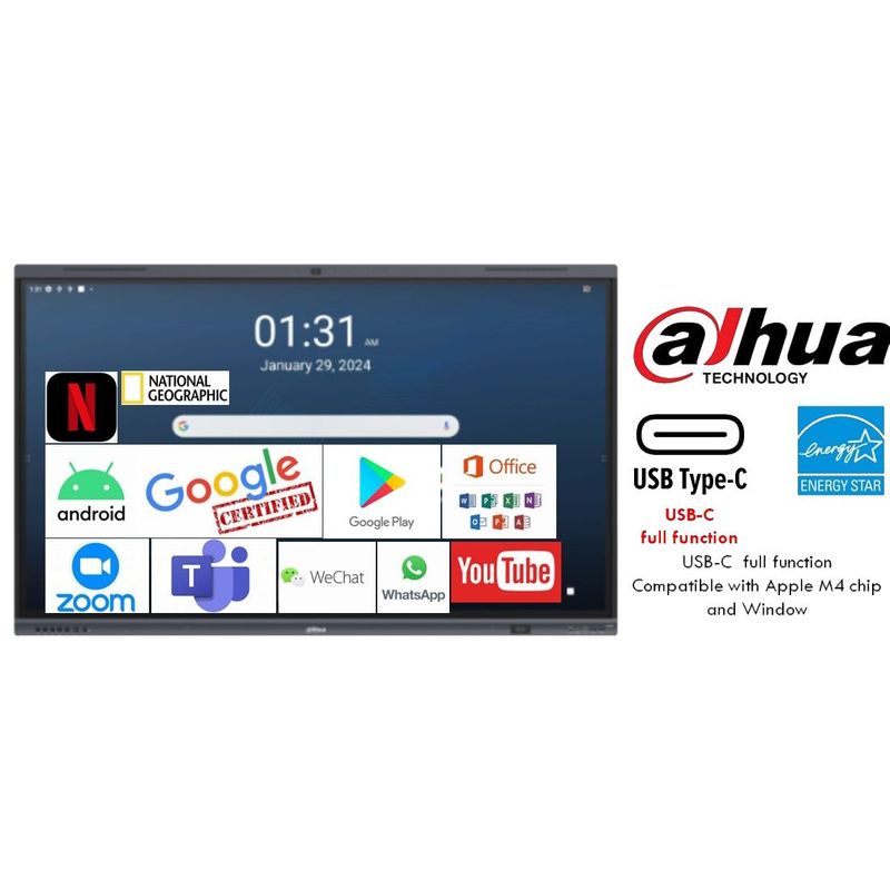 DaHua LPH86-MC480 86 Inch Smart Interactive Whiteboard