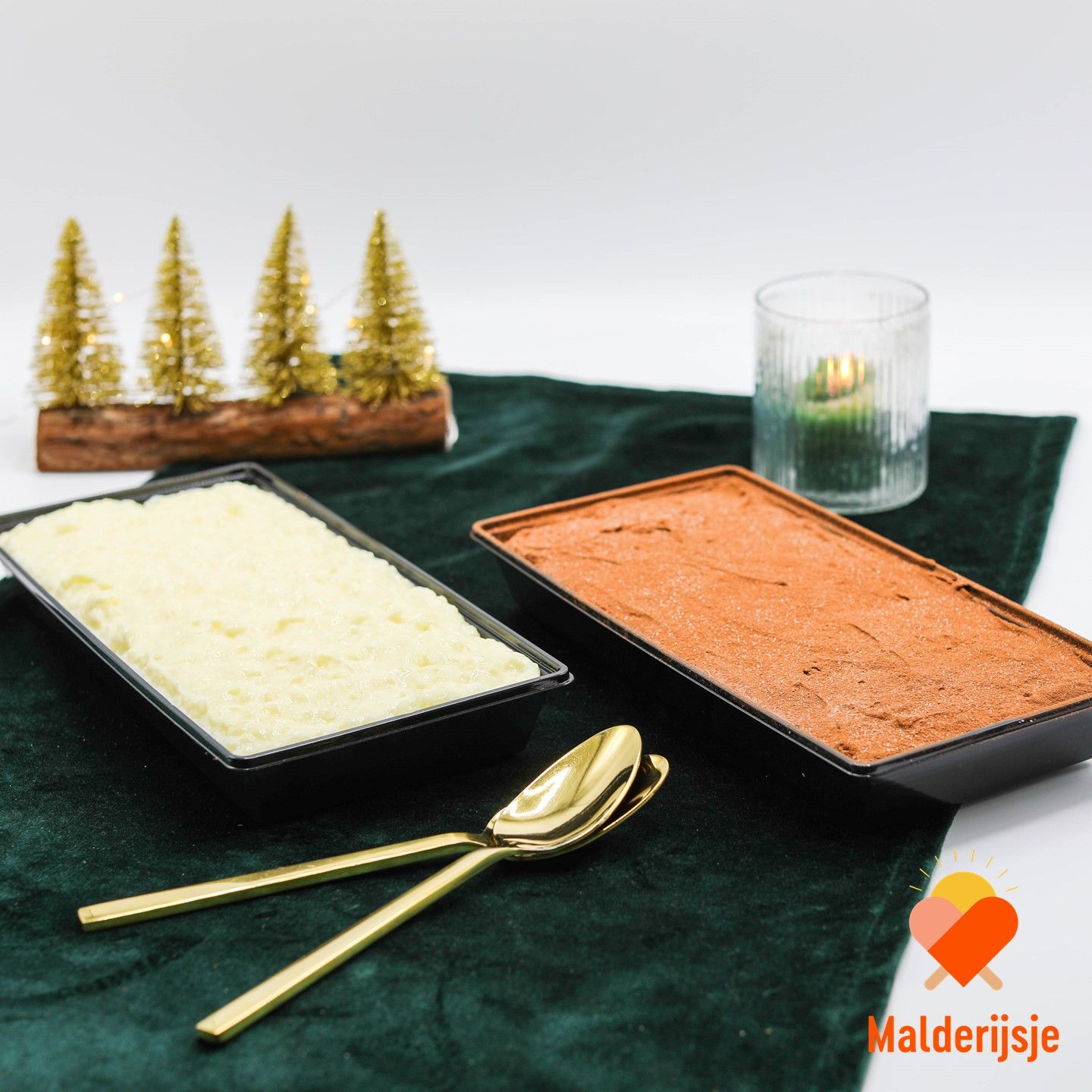 Tiramisu amaretto speculaas in schaal