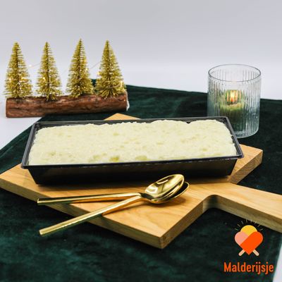 Vanillepudding in schaal