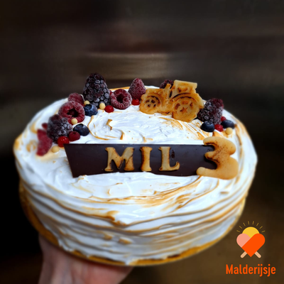 Meringue Rood fruit
