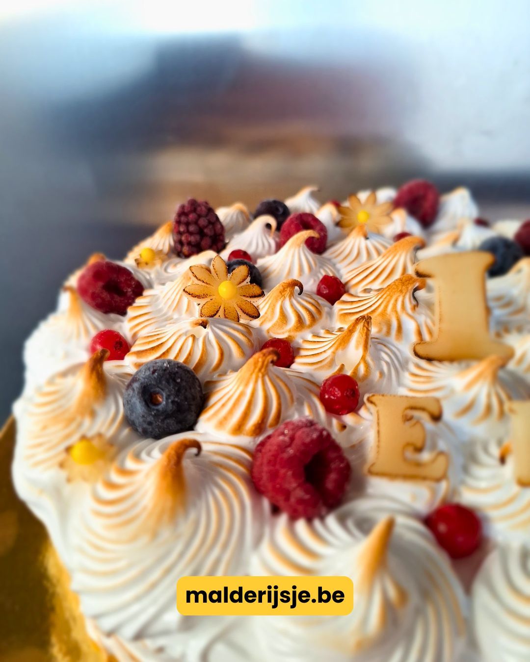 Paas ijstaart meringue