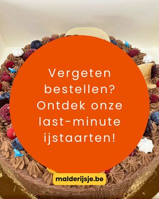 Last-minute ijstaart