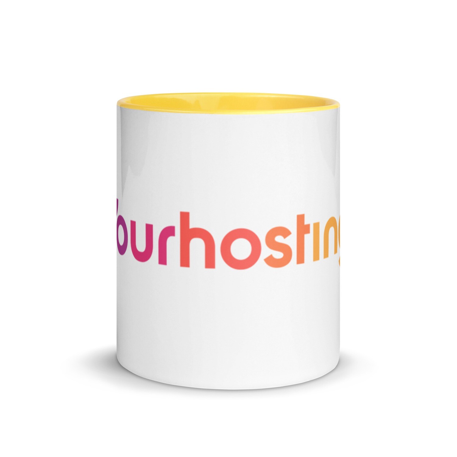 Yourhosting mok met kleur aan de binnenkant