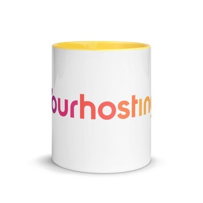 Yourhosting mok met kleur aan de binnenkant