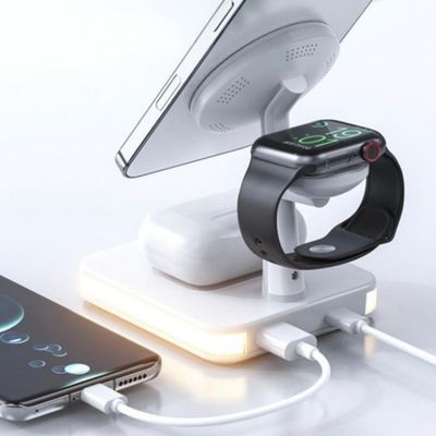 4-in-1 magnetisch draadloos laadstation voor iPhone, 30W adapter inbegrepen!