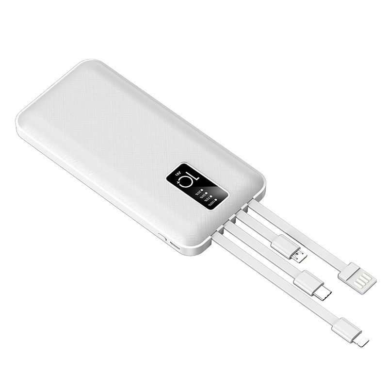 CARGADOR PORTÁTIL DE CARGA RÁPIDA BLANCO